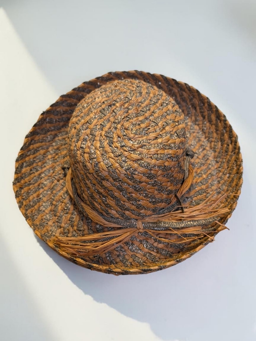 Adventurer Straw Woven Sun Hat Wide Brim Boho Festival Beach One Size